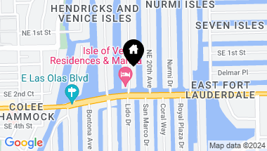 Map of 30 Isle Of Venice Dr PH3, Fort Lauderdale FL, 33301