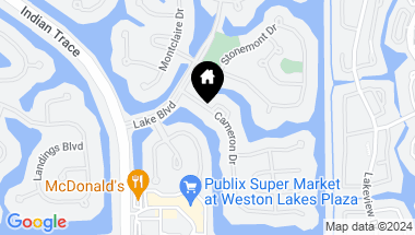 Map of 429 Cameron Drive, Weston FL, 33326