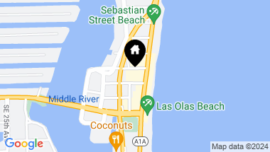 Map of 101 S Beach Blvd 901, Fort Lauderdale FL, 33316