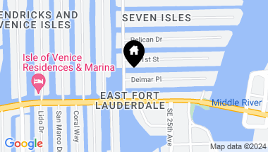 Map of 2311 Delmar Place, Fort Lauderdale FL, 33301