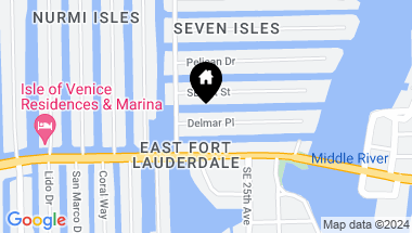 Map of 2323 Delmar Pl, Fort Lauderdale FL, 33301