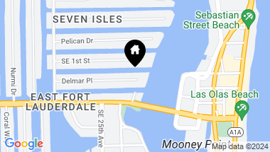 Map of 2617 Delmar Place, Fort Lauderdale FL, 33301
