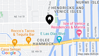 Map of 22 SE 17th Ave, Fort Lauderdale FL, 33301