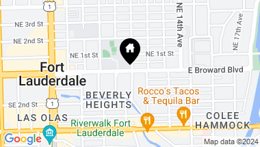 Map of 14 SE 10th Ave, Fort Lauderdale FL, 33301
