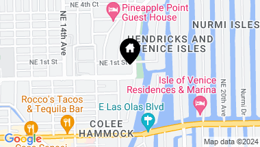 Map of 1 N Victoria Park Road N, Fort Lauderdale FL, 33301