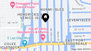 Map of 70 Isle Of Venice Dr 201, Fort Lauderdale FL, 33301