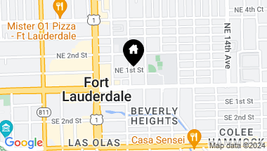 Map of 16-20 NE 8th Ave, Fort Lauderdale FL, 33301