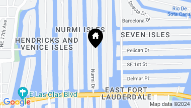 Map of 74 Nurmi Dr, Fort Lauderdale FL, 33301