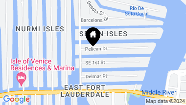 Map of 32 Pelican Dr, Fort Lauderdale FL, 33301