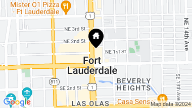 Map of 110 N Federal Hwy # 1410, Fort Lauderdale FL, 33301