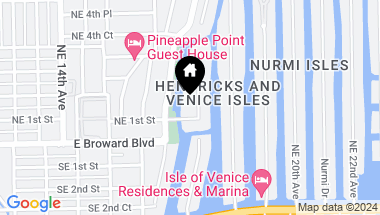 Map of 111 N Gordon Rd, Fort Lauderdale FL, 33301