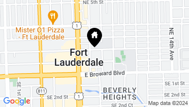 Map of 706 NE 2nd St # 6, Fort Lauderdale FL, 33301