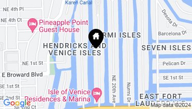 Map of 99 Isle Of Venice, Fort Lauderdale FL, 33301