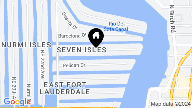 Map of 2506 Sea Island Drive, Fort Lauderdale FL, 33301