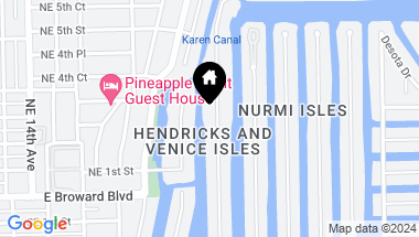 Map of 217 Hendricks Isle # 501, Fort Lauderdale FL, 33301