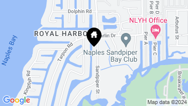 Map of 1900 Sandpiper ST, NAPLES FL, 34102