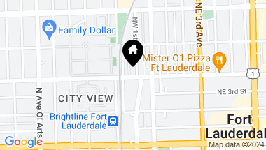 Map of 401 NW 1st Ave 302, Fort Lauderdale FL, 33301