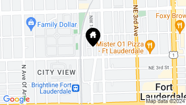 Map of 410 NW 1st Ave # 401, Fort Lauderdale FL, 33301