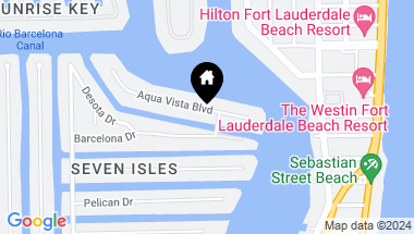 Map of 2542 Aqua Vista Boulevard, Fort Lauderdale FL, 33301