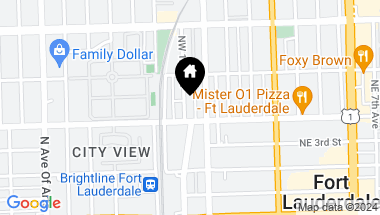 Map of 410 NW 1st Ave 303, Fort Lauderdale FL, 33301