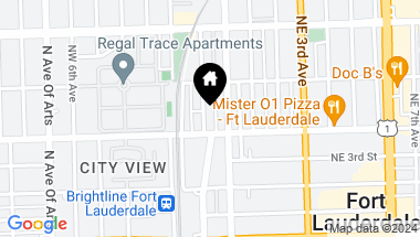 Map of 410 NW 1st Ave 506, Fort Lauderdale FL, 33301
