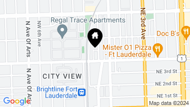 Map of 411 NW 1st Ave # 406, Fort Lauderdale FL, 33301