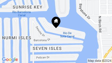 Map of 2436 Aqua Vista Blvd, Fort Lauderdale FL, 33301