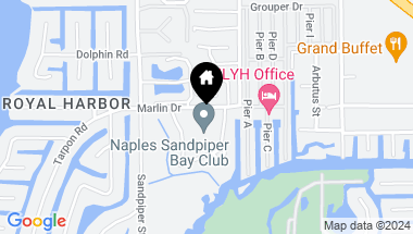 Map of 3072 Sandpiper Bay CIR # M202, NAPLES FL, 34112