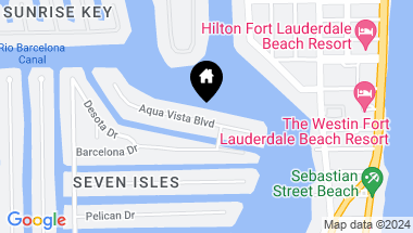 Map of 2533 Aqua Vista Blvd, Fort Lauderdale FL, 33301