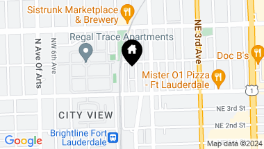 Map of 431 NW 1st Ave, Fort Lauderdale FL, 33301