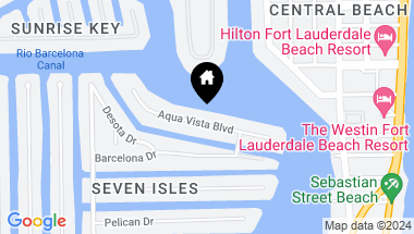 Map of 2509 Aqua Vista Blvd, Fort Lauderdale FL, 33301