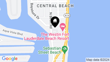 Map of 336 N Birch Rd 9D, Fort Lauderdale FL, 33304