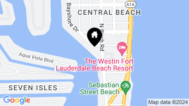 Map of 341 N Birch Rd 415, Fort Lauderdale FL, 33304
