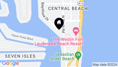 Map of 341 N Birch Rd 414, Fort Lauderdale FL, 33304