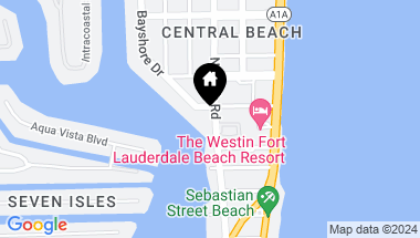 Map of 347 N Birch Road, Fort Lauderdale FL, 33304