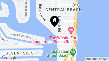 Map of 341 N Birch Rd 315, Fort Lauderdale FL, 33304