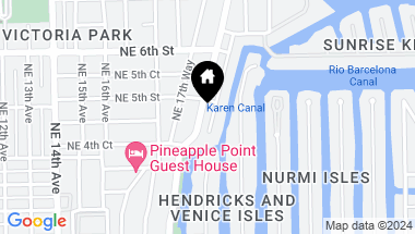 Map of 450 N Victoria Park Rd, Fort Lauderdale FL, 33301