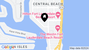Map of 401 N Birch Rd TH7, Fort Lauderdale FL, 33304