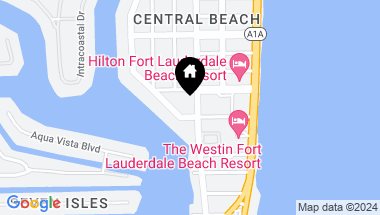 Map of 401 N Birch Road 1216, Fort Lauderdale FL, 33304