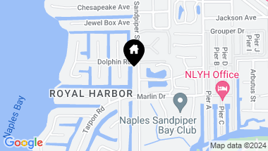 Map of 1696 Sandpiper ST, NAPLES FL, 34102