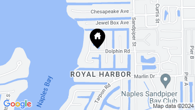 Map of 1380 Dolphin RD, NAPLES FL, 34102