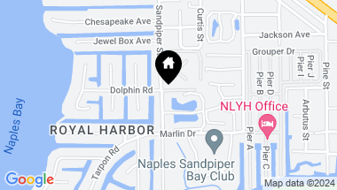 Map of 1627 Sandpiper ST # F, NAPLES FL, 34102