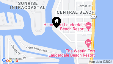 Map of 511 Bayshore Dr PH3, Fort Lauderdale FL, 33304