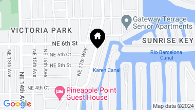 Map of 524 N Victoria Park Rd, Fort Lauderdale FL, 33301