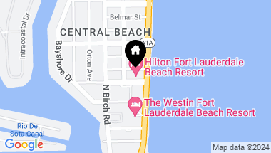 Map of 505 N Beach Boulevard 602, Fort Lauderdale FL, 33304
