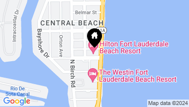 Map of 505 N Beach Blvd 1904, Fort Lauderdale FL, 33304