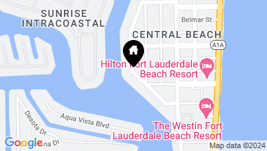 Map of 511 Bayshore Dr PH3, Fort Lauderdale FL, 33304