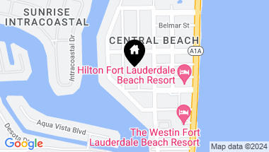Map of 527 Orton Avenue 302B, Fort Lauderdale FL, 33304