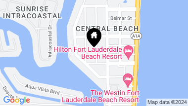 Map of 527 Orton Avenue 603 C, Fort Lauderdale FL, 33304
