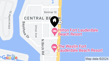 Map of 525 N Beach Boulevard 801, Fort Lauderdale FL, 33304